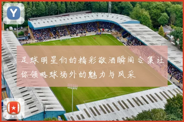 足球明星们的精彩敬酒瞬间合集让你领略球场外的魅力与风采
